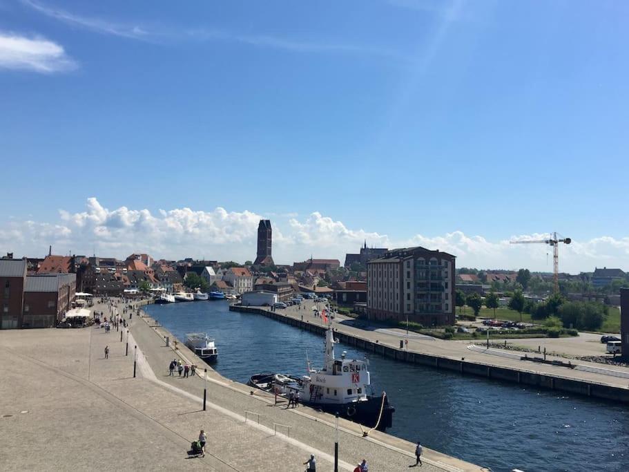 Historischer Ohlerich Speicher Hafen Wismar Ap.18 Eksteriør billede